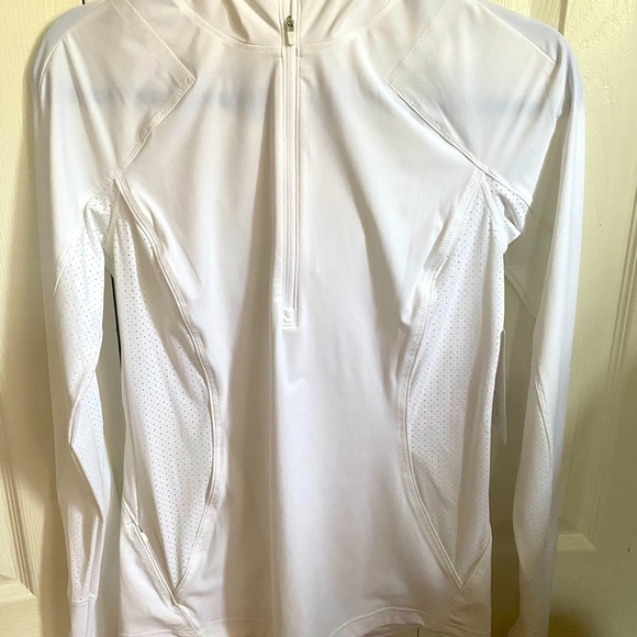 Brand New White Athleta Half Zip - Pacifica ll Hybrid Half Zip - Picture 8 of 8